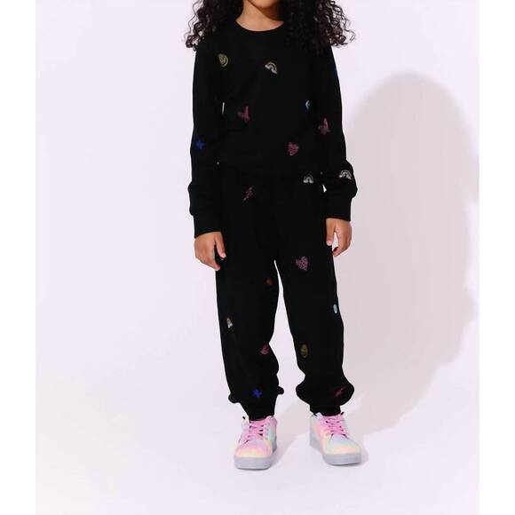 LOLA + THE BOYS Other - NEW LOLA + THE BOYS kid's crystal doodle set in black